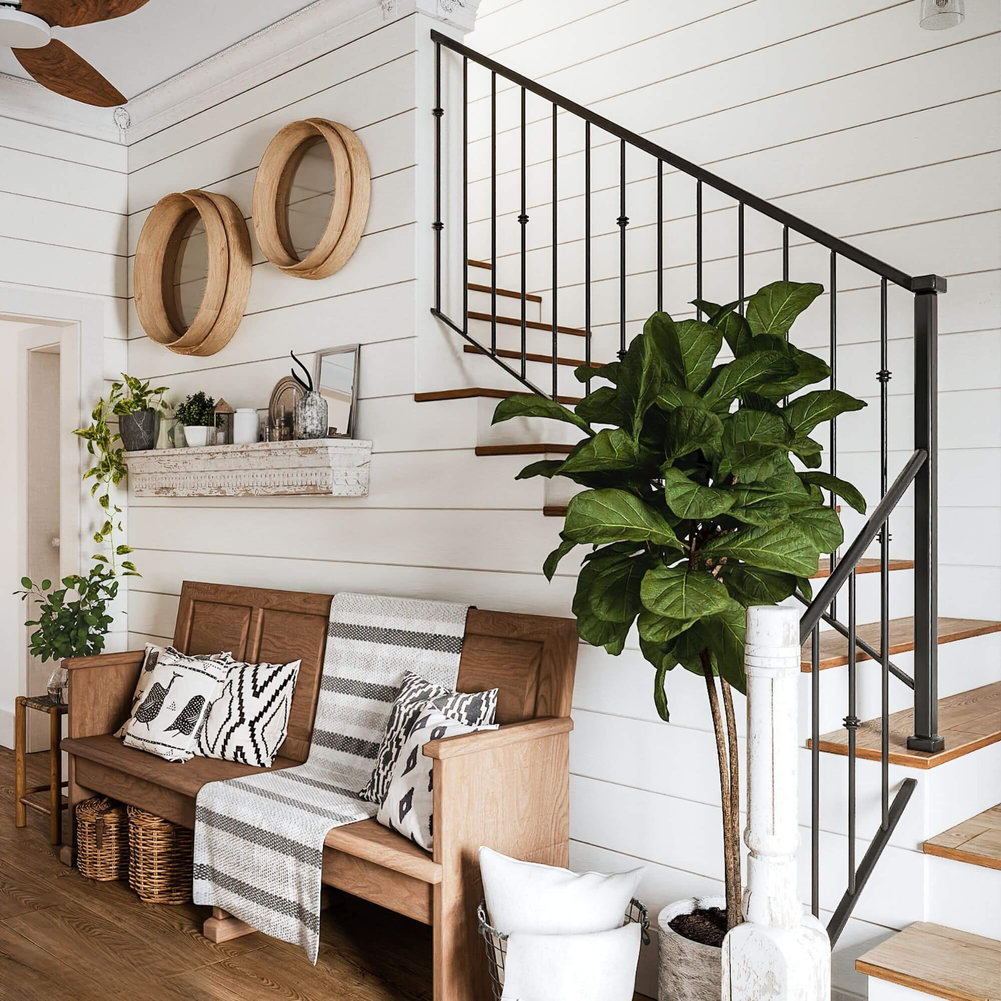 ARQLOADS 095 - HALL DE ENTRADA COM ESCADA