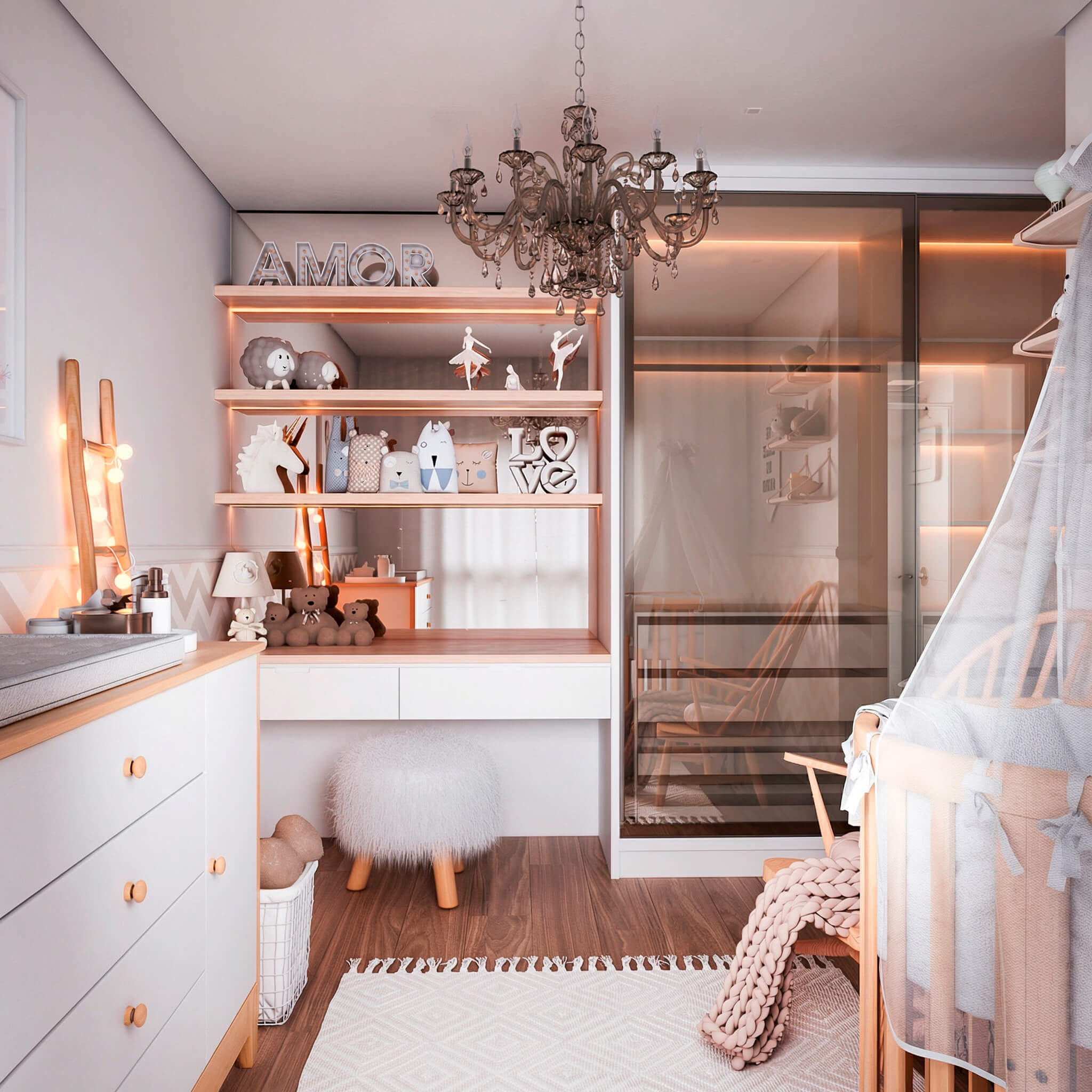 ARQLOADS 053 - QUARTO DE BEBÊ (MENINA)